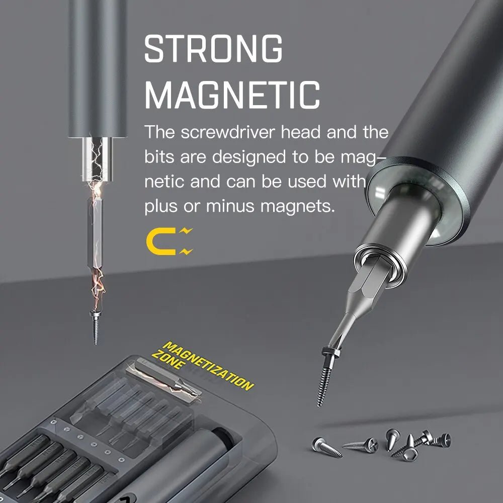Rechargeable Electric Screwdriver Kit – 51 in 1 Cordless Precision Power Tool for Home Repair
