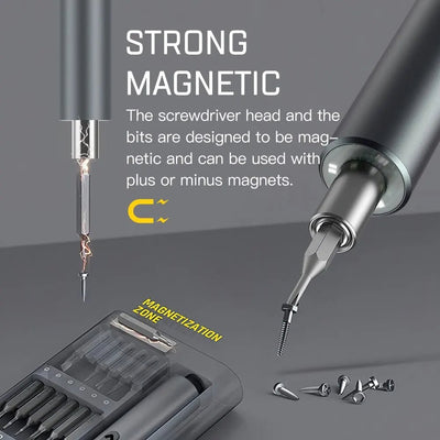 Rechargeable Electric Screwdriver Kit – 51 in 1 Cordless Precision Power Tool for Home Repair