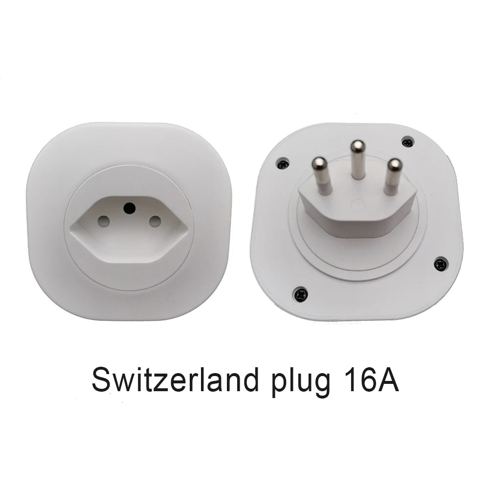 16A Swiss WiFi Smart Plug – Tuya Smart Life & Alexa Compatible
