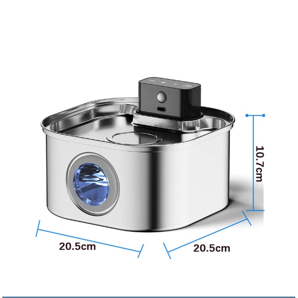 Wireless Charging Automatic Water Fountain  3.2L Intelligent Pet Water Dispenser With Filter Drinking Fountain For Cats Dogs
