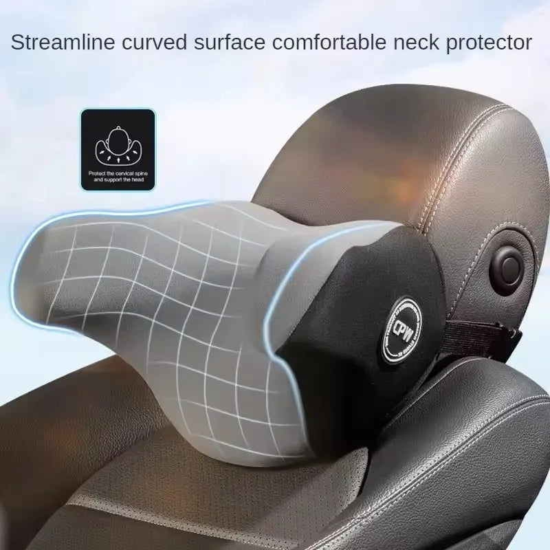 Memory Foam Car Headrest – U-Shaped Neck Support Pillow