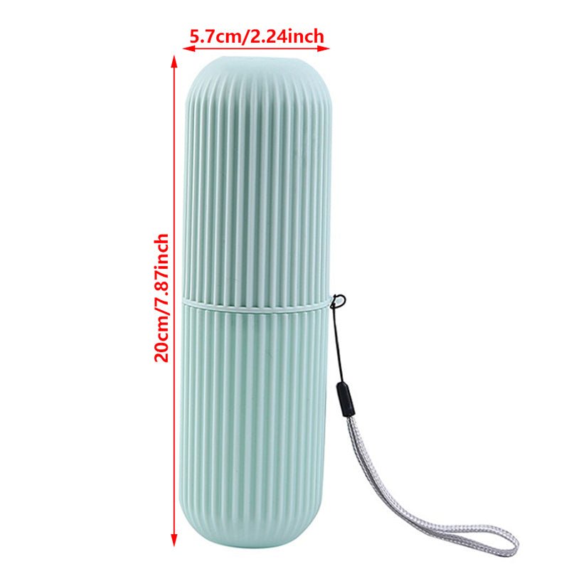 Portable Travel Toothbrush & Toothpaste Holder Case.