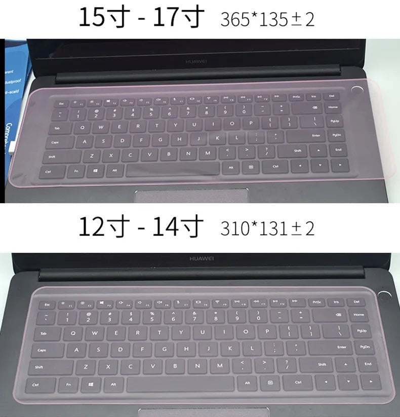 1Pc Silicone Universal Keyboard Cover For 12"-17" Laptop Notebook Silicone Protector Skin Laptop Dust Universal Film