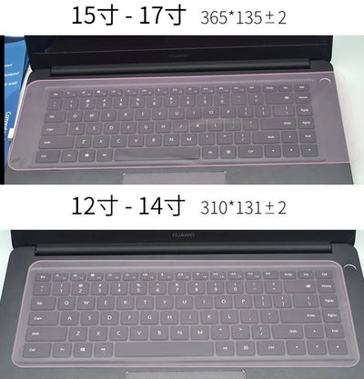 1Pc Silicone Universal Keyboard Cover For 12"-17" Laptop Notebook Silicone Protector Skin Laptop Dust Universal Film