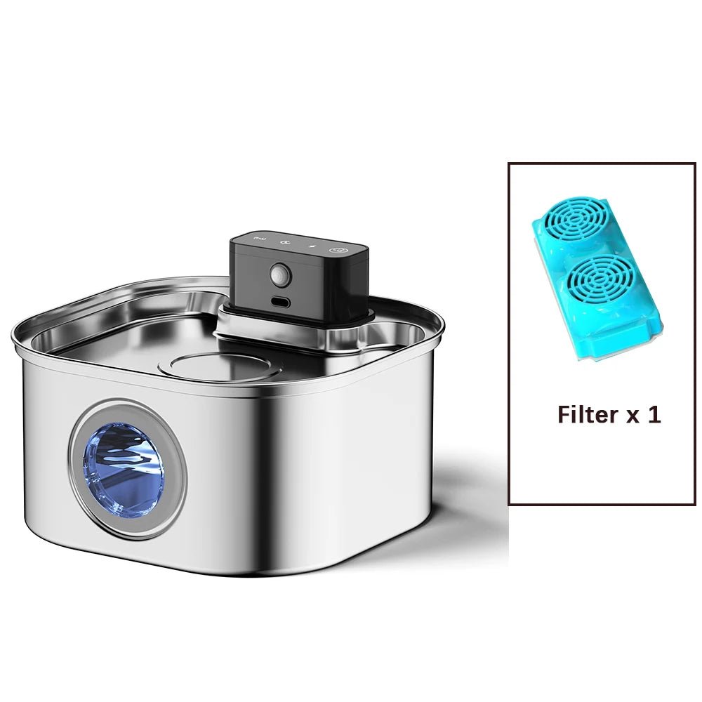 Wireless Charging Automatic Water Fountain  3.2L Intelligent Pet Water Dispenser With Filter Drinking Fountain For Cats Dogs