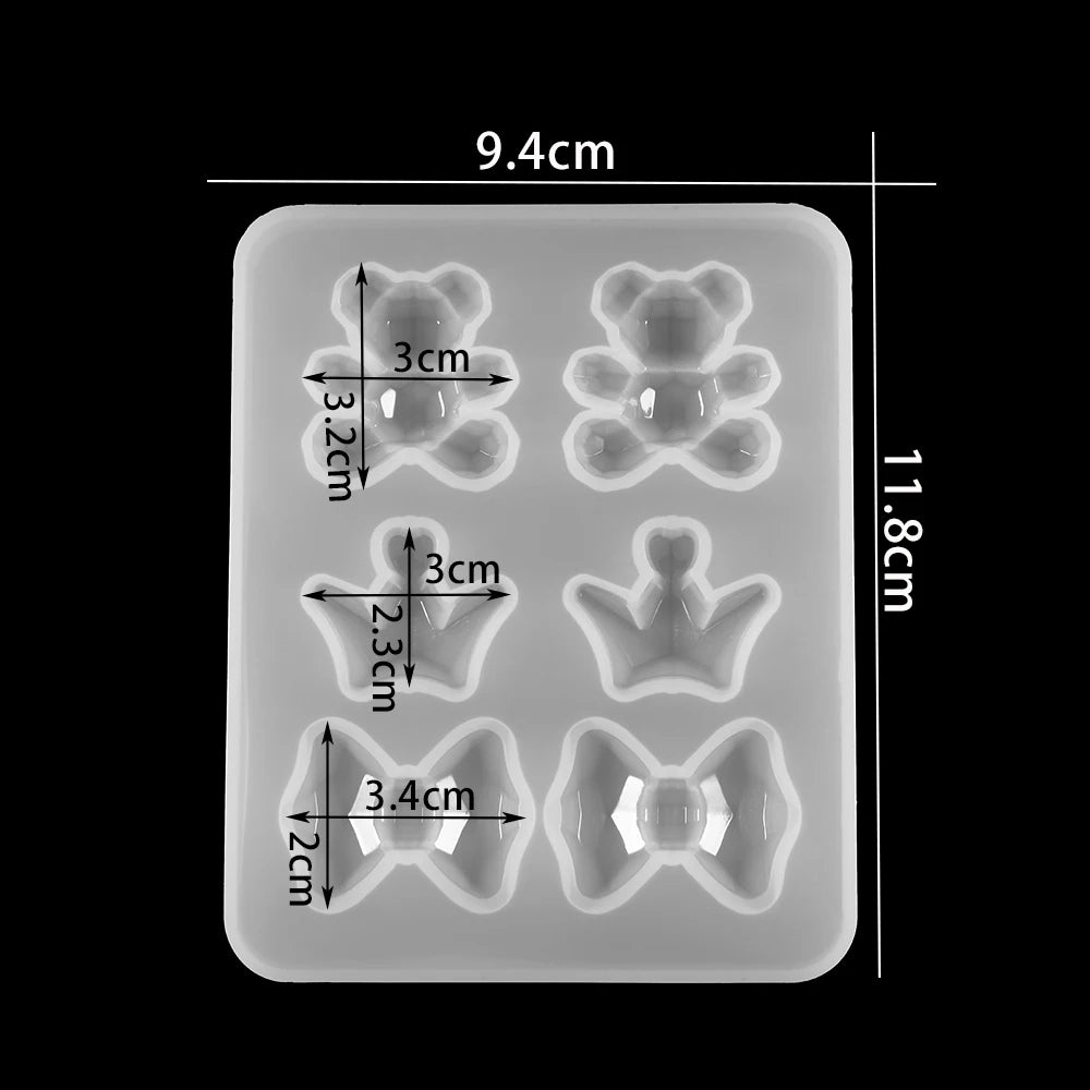 Heart Love Pendant Silicone Mold – DIY Resin Jewelry Kit