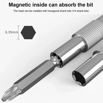 Flex Shaft Drill Bit Adapter – Magnetic Hex Shank Extension for Screwdrivers