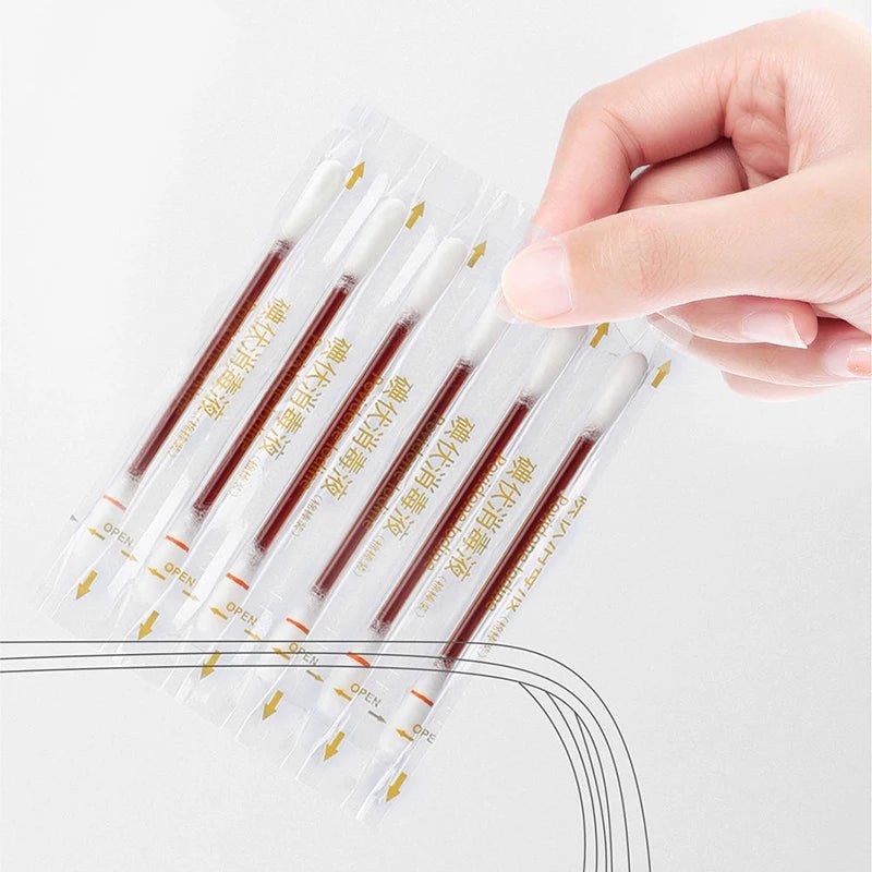50PCS Medical Alcohol Cotton Swabs – Disposable Iodine Disinfected First Aid for Home & Travel