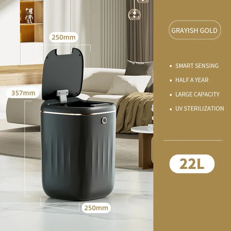 Smart Sensor Trash Can – Automatic Touchless 22/20L Bin