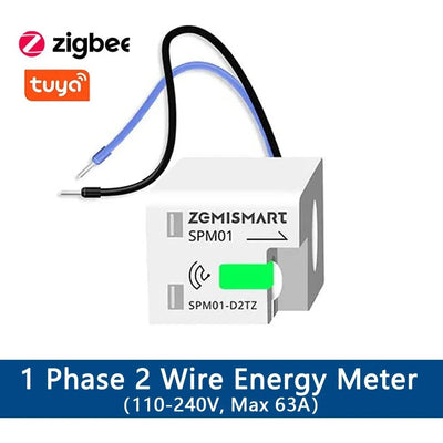 3-Phase WiFi Smart Power Meter – 63A Energy Monitor