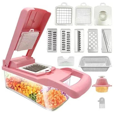 Vegetable Cutter Multifunctional Dicing Blades Slicer Shredder Fruit Peeler Potato Cheese Drain Grater Chopper Kitchen Tools