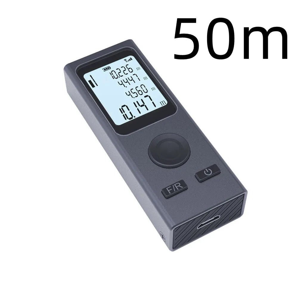 Laser Distance Meter 25M 30M 40M 50M 60M Laser Rangefinder USB Charging Multifunction Trena Laser Range Finder Measuring Tool