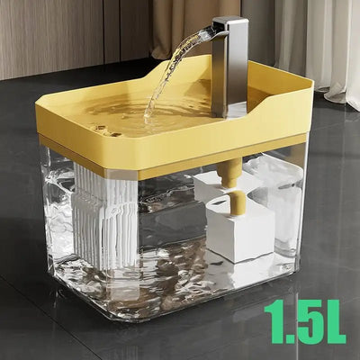 1.5L Automatic Cat Water Fountain Auto Filter Pet Drinker USB Automatic Water Drinking Fountain Dispenser live Water Circulation