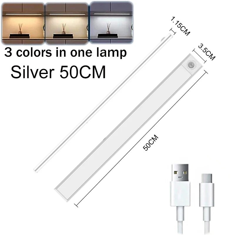 Rechargeable Motion Sensor LED Light – Wireless Cabinet & Closet Lamp