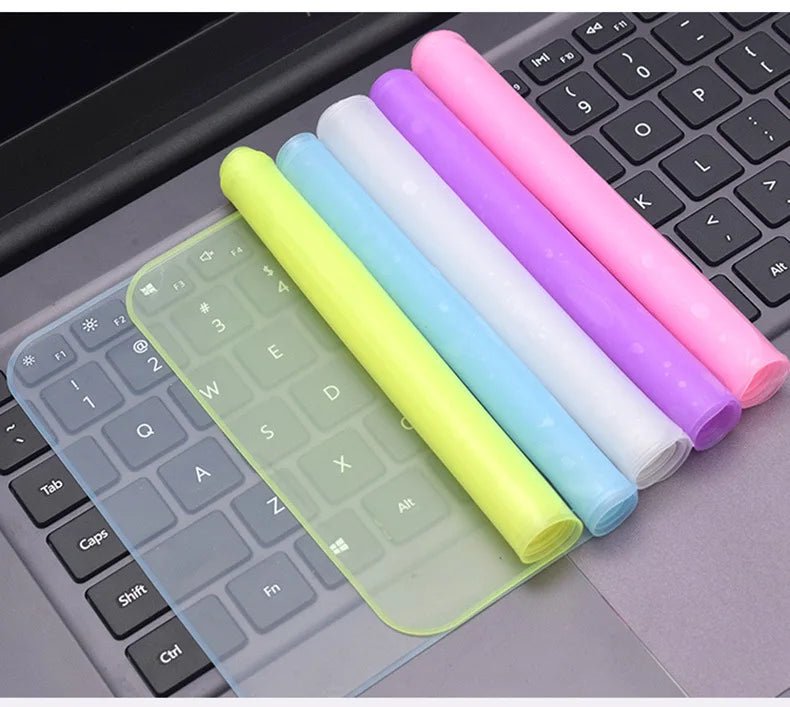 1Pc Silicone Universal Keyboard Cover For 12"-17" Laptop Notebook Silicone Protector Skin Laptop Dust Universal Film