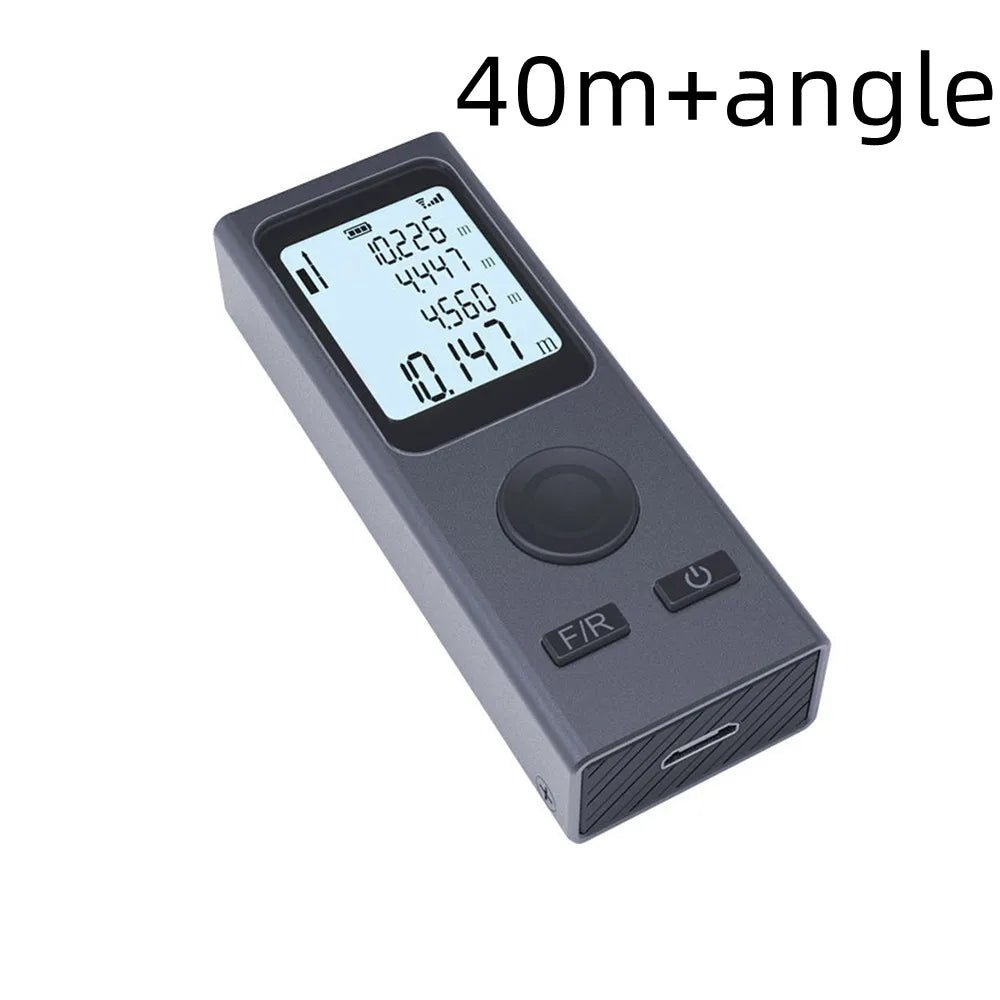 Laser Distance Meter 25M 30M 40M 50M 60M Laser Rangefinder USB Charging Multifunction Trena Laser Range Finder Measuring Tool