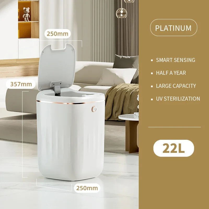 Smart Sensor Trash Can – Automatic Touchless 22/20L Bin