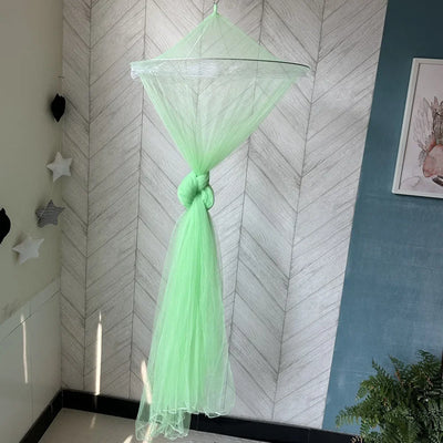 Solid Color Mosquito Net Canopy Bed Romantic Black Mosquito Net in Summer Encrypted Folding Universal Suspended 모기장