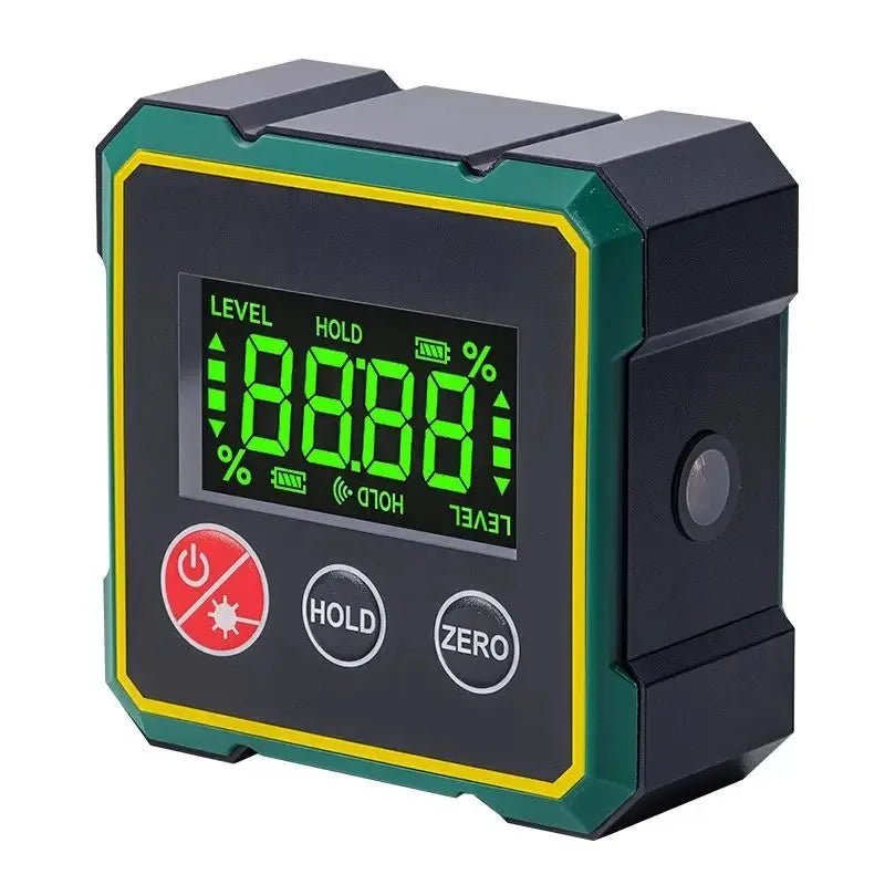 Dual Laser Digital Inclinometer Portable Electronic Laser Level Building Construction Special Magnetic LCD Display Angle Finder