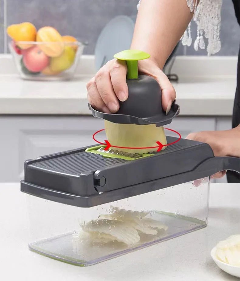 Vegetable Cutter Multifunctional Dicing Blades Slicer Shredder Fruit Peeler Potato Cheese Drain Grater Chopper Kitchen Tools