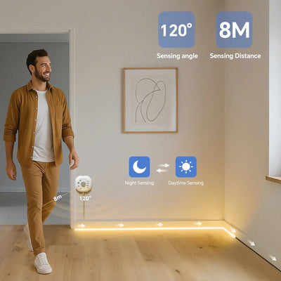 Smart Horse Running WS2811 IC LED Strip Light With PIR Motion Sensor Switch Pixel Addressable Control Water Flow Chasing Effect