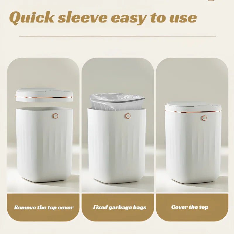 Smart Sensor Trash Can – Automatic Touchless Large Bin