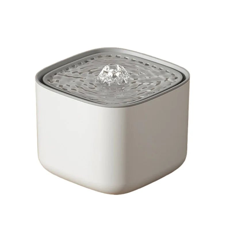 101oz/3L Pet Water Fountain Automatic Induction Circulating Filtering Cat Water Drinker USB Electric Mute Cats Water Dispenser