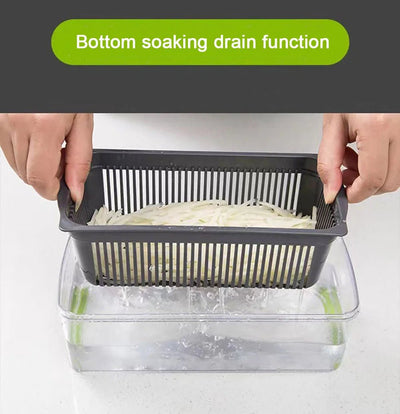 Vegetable Cutter Multifunctional Dicing Blades Slicer Shredder Fruit Peeler Potato Cheese Drain Grater Chopper Kitchen Tools