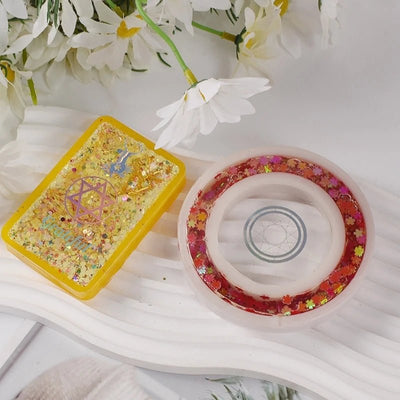 R3MC Epoxy Resin Mold  Pendant Silicone Molds Photo Frame Table Decoration