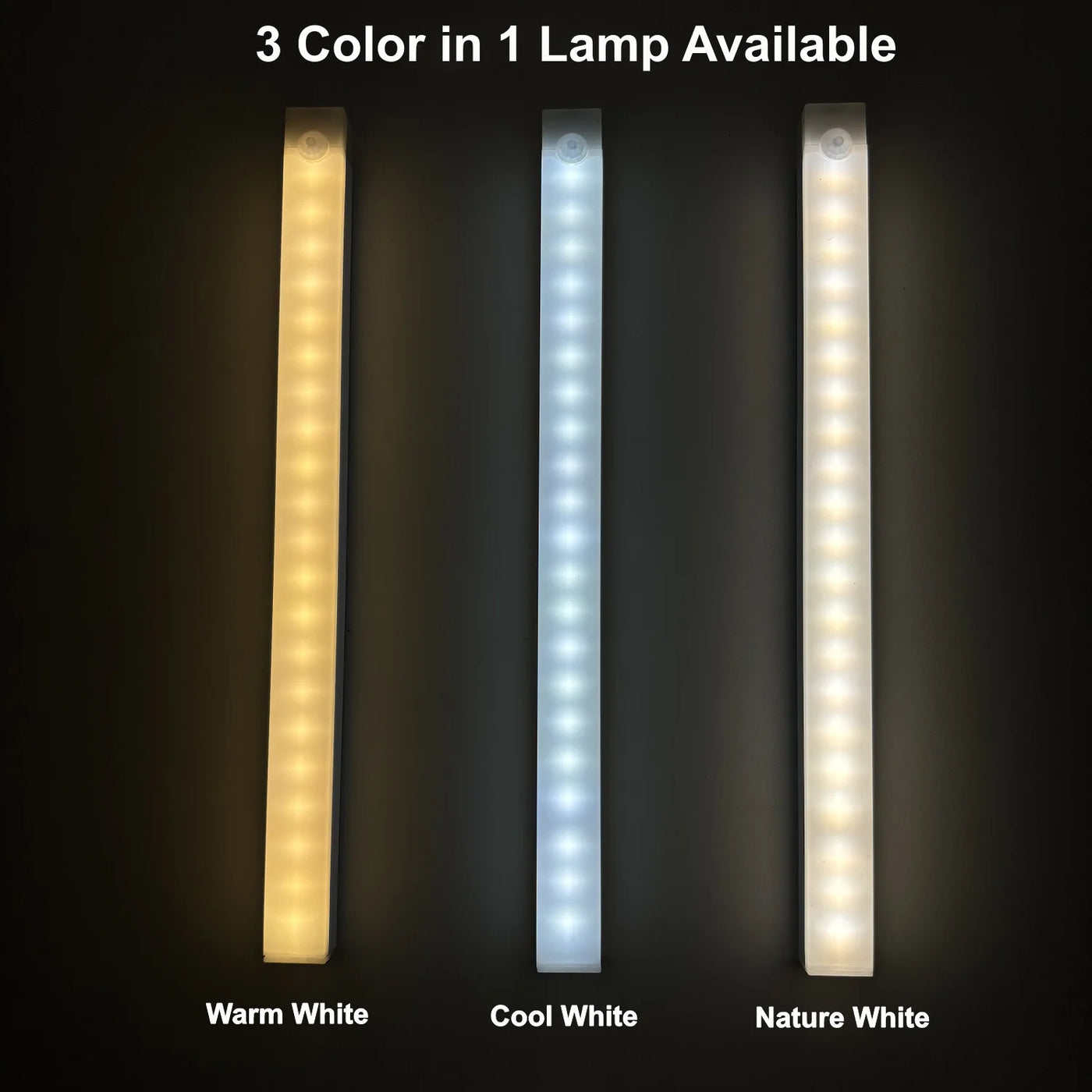 Rechargeable Motion Sensor LED Night Light – Wireless Induction Strip Bar Lamp for Kitchen & Bedroom