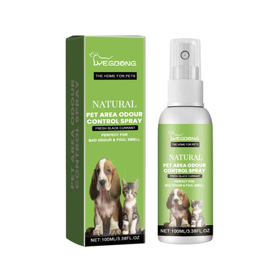 Yegbong Pet Deodorizing Spray – 100ml Odor Eliminator for Dogs & Cats