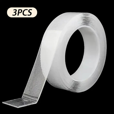 1pc Ultra-strong Double-sided Adhesive Nano Tape, Clear Removable Waterproof Extra Strong Sticky Strip, Heavy-duty Two Side Tape