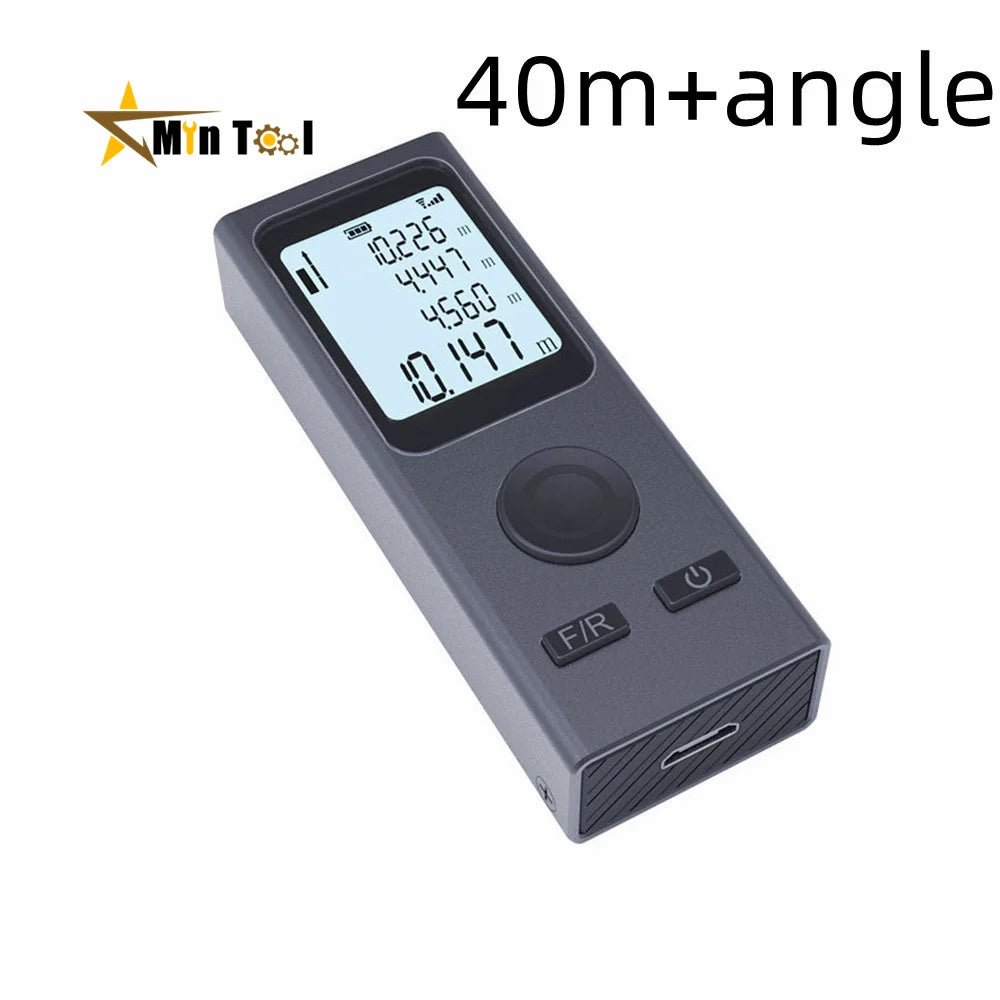 Laser Distance Meter 25M 30M 40M 50M 60M Laser Rangefinder USB Charging Multifunction Trena Laser Range Finder Measuring Tool