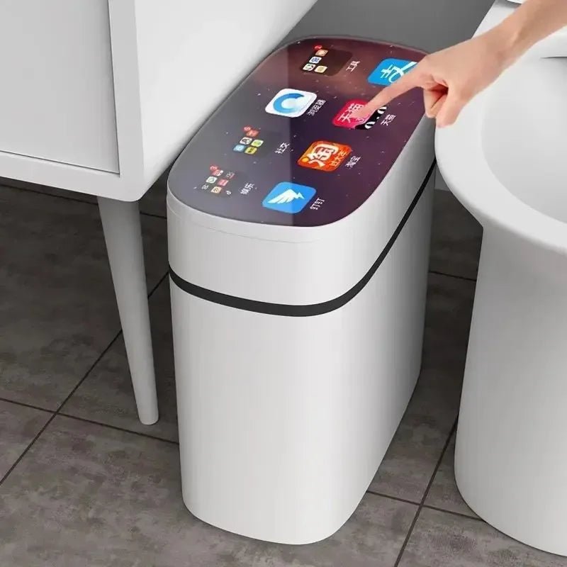 Smart Sensor Trash Can – Touchless Lid Bin for Home & Bathroom