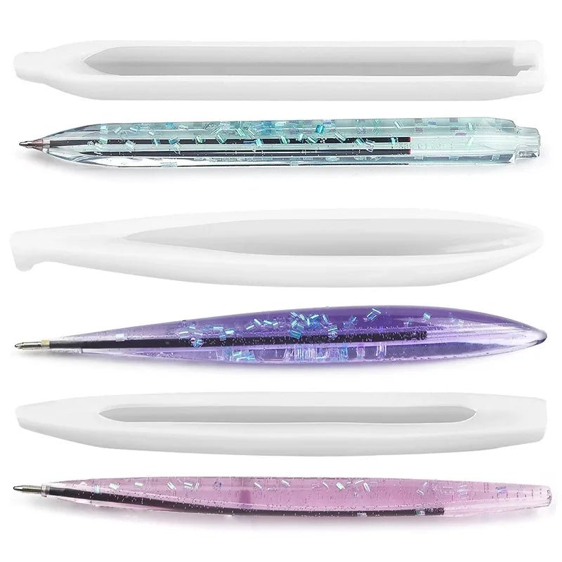Transparent Pen & Bookmark Silicone Mold Set – DIY Resin Crafts