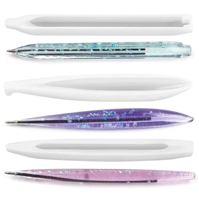 Transparent Pen & Bookmark Silicone Mold Set – DIY Resin Crafts