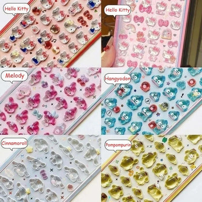 Hello Kitty 3D Jelly Sticker Toys – Creative Fun by Avisgo