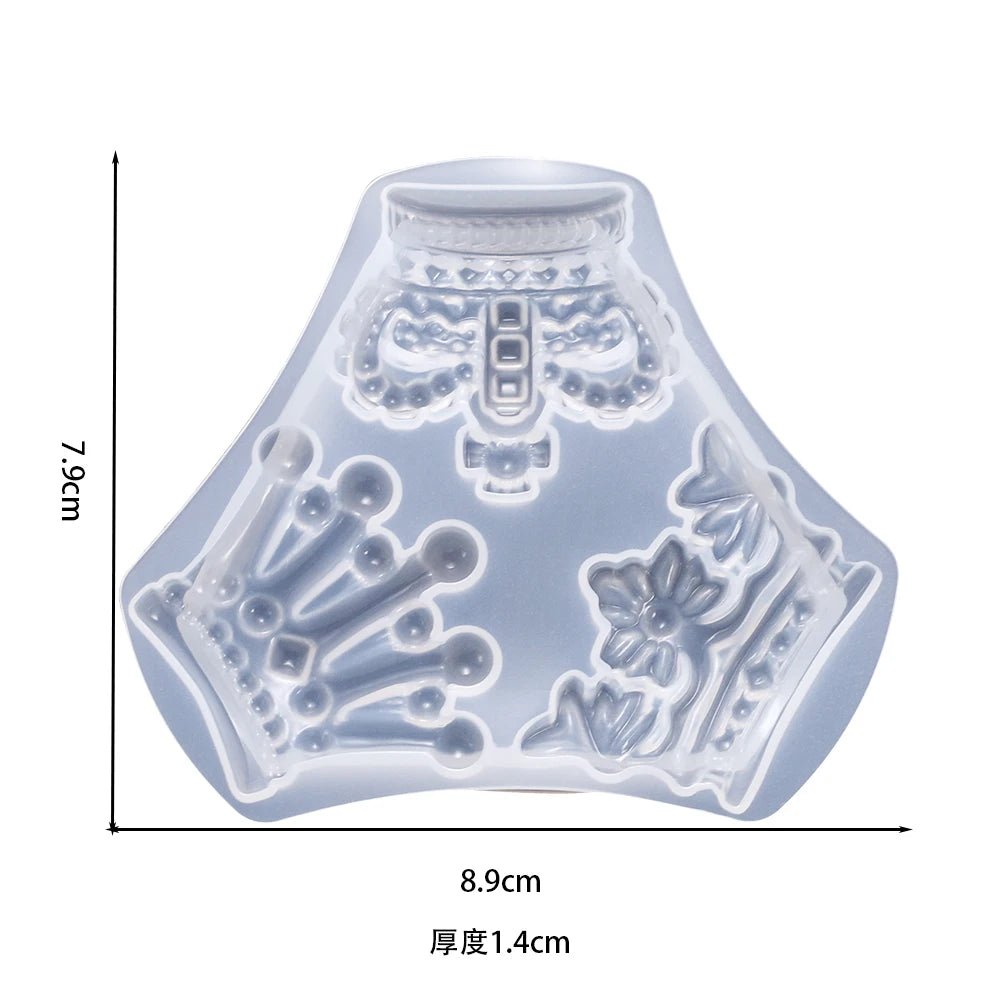 Heart Love Pendant Silicone Mold – DIY Resin Jewelry Kit