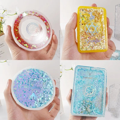R3MC Epoxy Resin Mold  Pendant Silicone Molds Photo Frame Table Decoration
