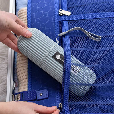 Portable Travel Toothbrush & Toothpaste Holder Case.