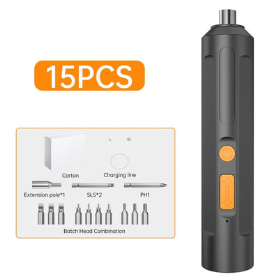 Cordless Electric Screwdriver – Precision Drill Driver Tool Kit for Home Use