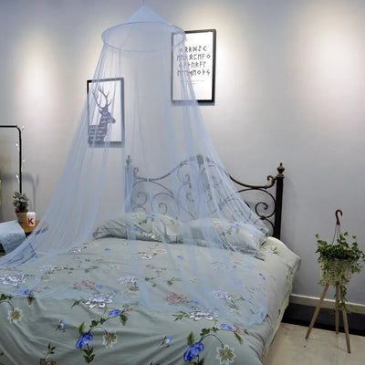 Solid Color Mosquito Net Canopy Bed Romantic Black Mosquito Net in Summer Encrypted Folding Universal Suspended 모기장