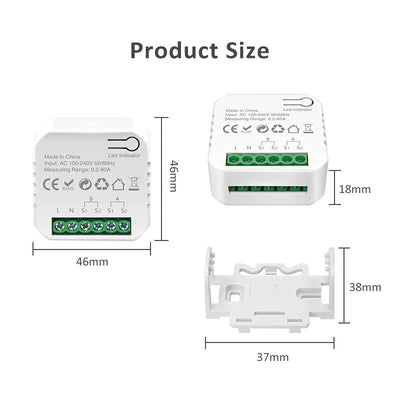 Tuya WiFi Energy Meter – Solar Power Production & Usage Monitor