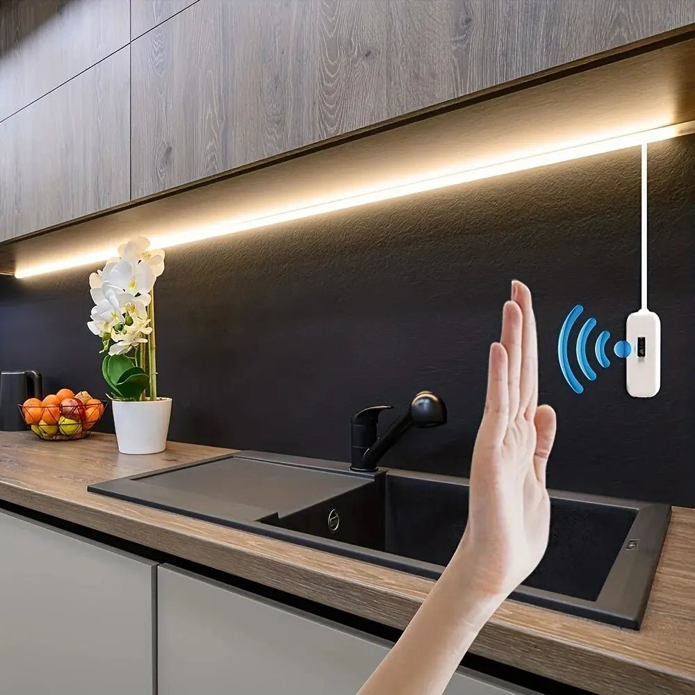 LED Strip Light Hand Scan Dimming Motion ON OFF Sensor 5V USB 30LED/M Diode Lights Tape For Closet Decoration Kitchen Lighting