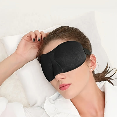 Natural Silk Sleep Mask - Light-Blocking, Ultra-Soft, Adjustable Comfort - Perfect for Travel & Everyday Use