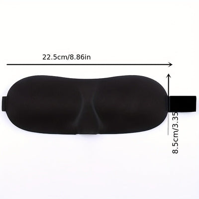 Natural Silk Sleep Mask - Light-Blocking, Ultra-Soft, Adjustable Comfort - Perfect for Travel & Everyday Use